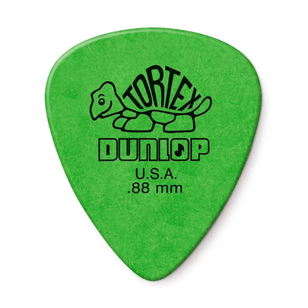 Dunlop Tortex Standard Guitar Picks .88mm Green 12-pack
