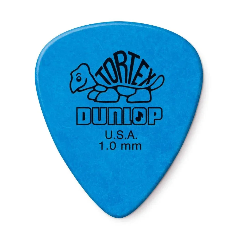 Dunlop Tortex Standard Guitar Picks 1.0mm Blue 12-pack