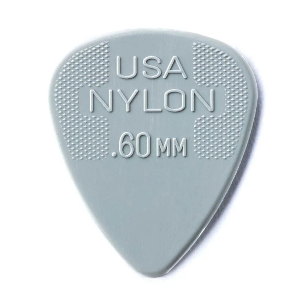 Dunlop Nylon Guitar Picks .60mm Gray 12 pack