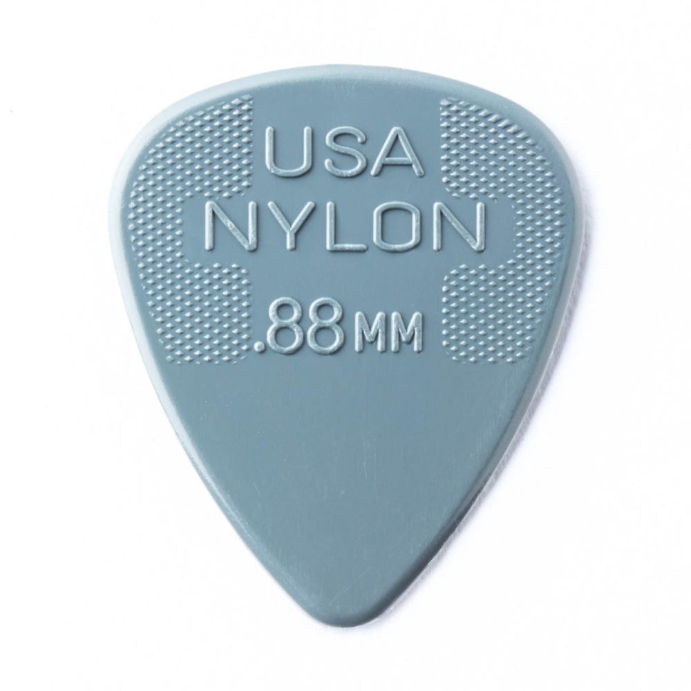 Dunlop Nylon Standard Guitar Picks - .88mm Dark Grey 12-pk