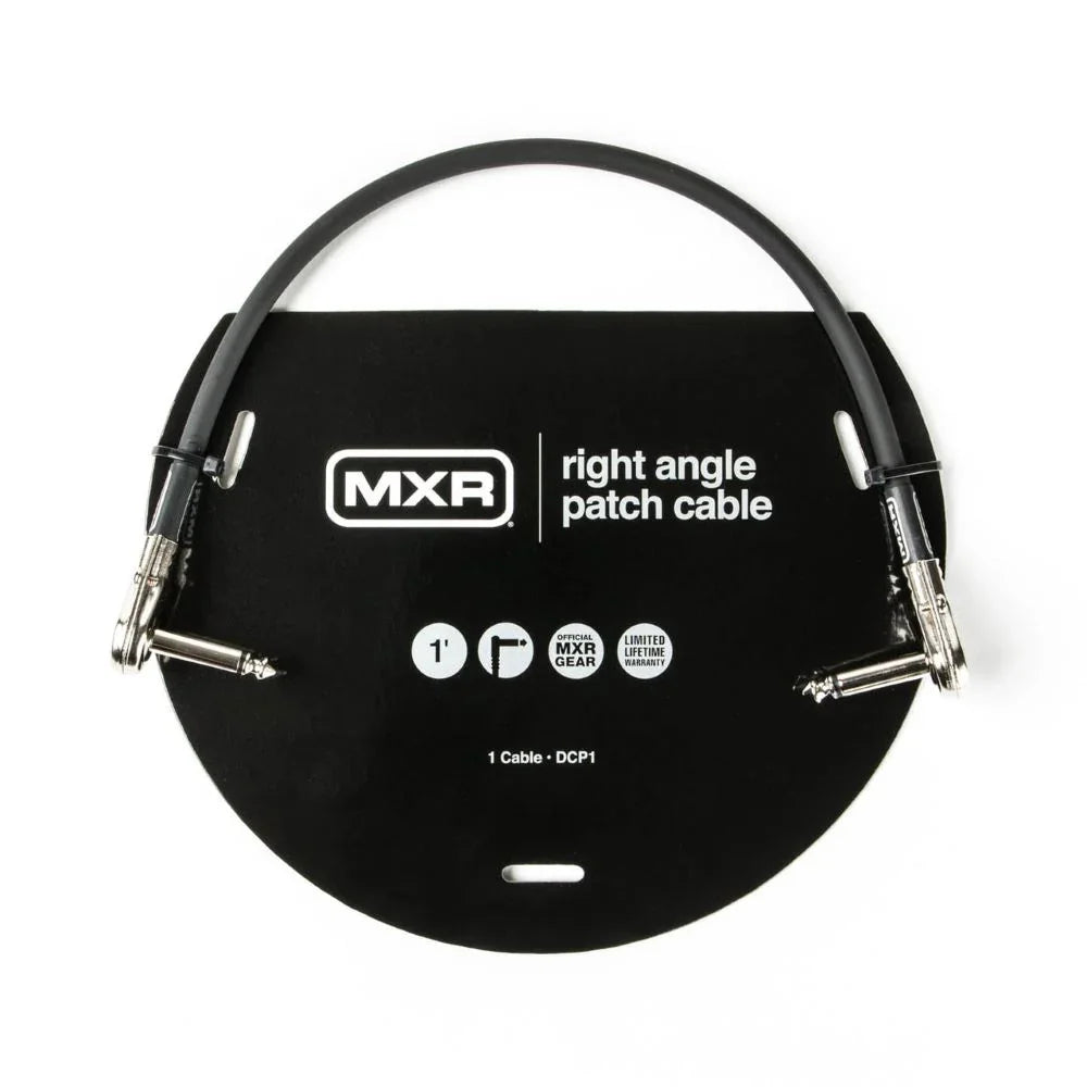 MXR Pedalboard Patch Cable - 2 Right Angle - 1ft