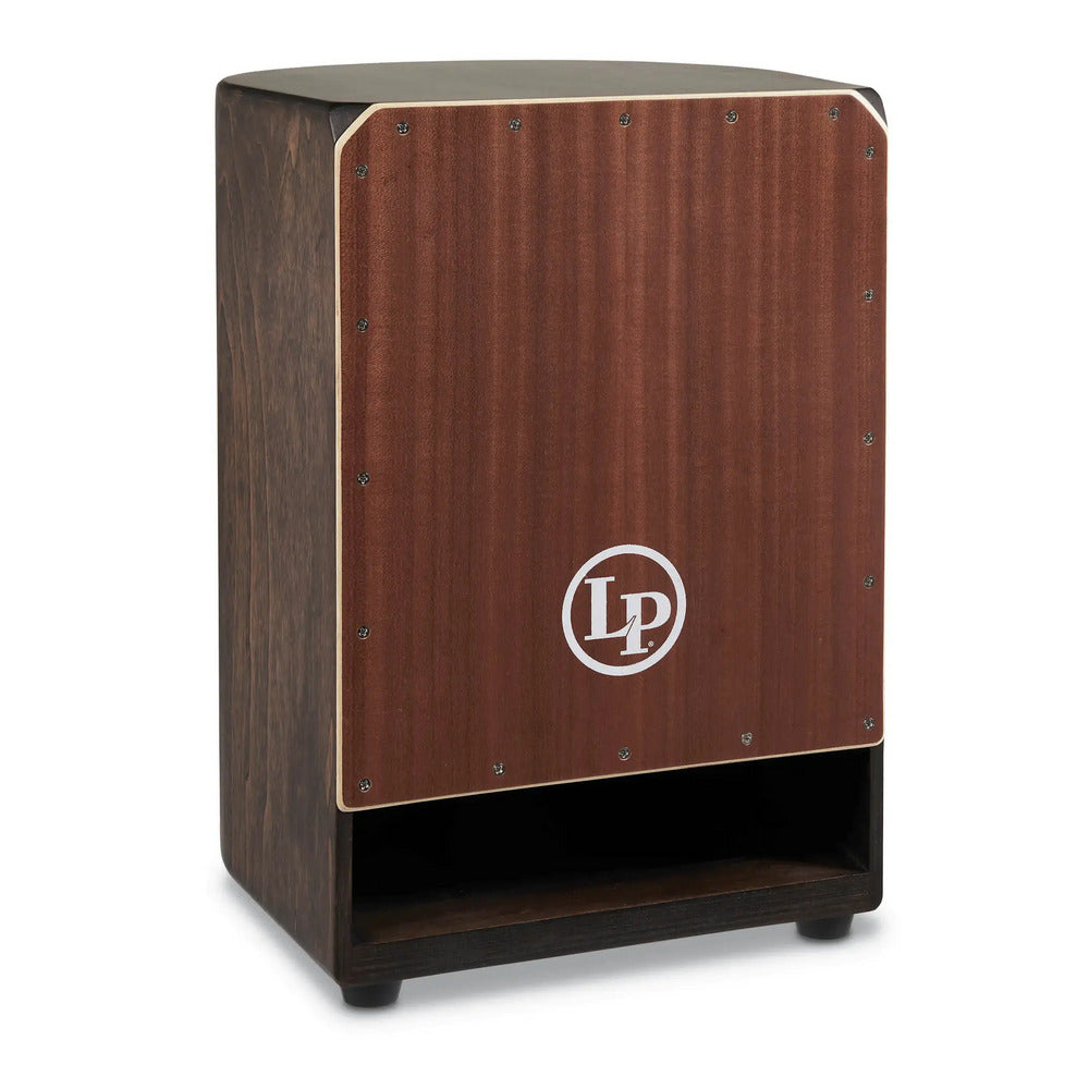 Latin Percussion Roundback Sub-Bass Cajon Mahogany