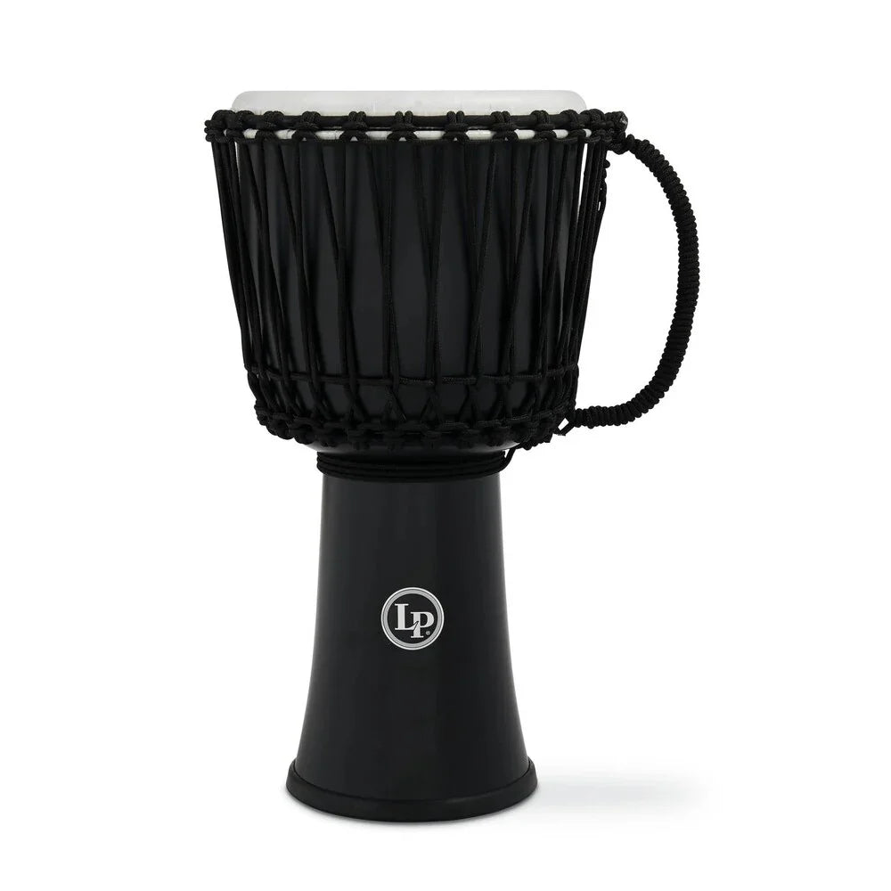 Latin Percussion LP 10" Rope Tuned Circle Djembe - Black