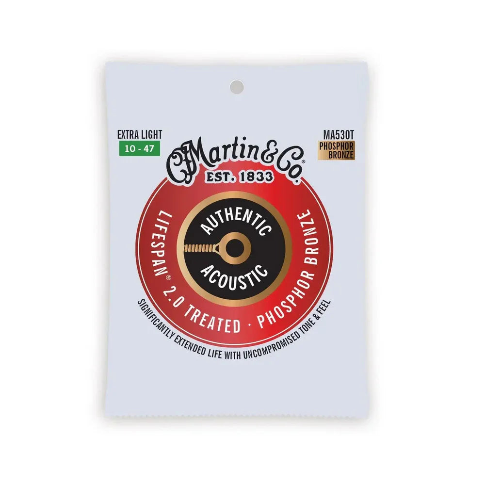 Martin Authentic Treated 92/8 Bronze Extra Light .010 - .047