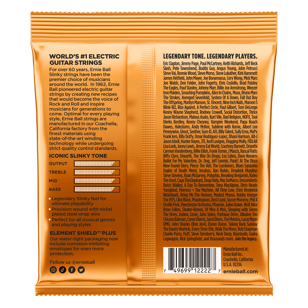 Ernie Ball Hybrid Slinky Nickel Wound Strings