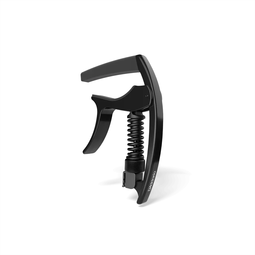 D’Addario Tri-Action Black Guitar Capo