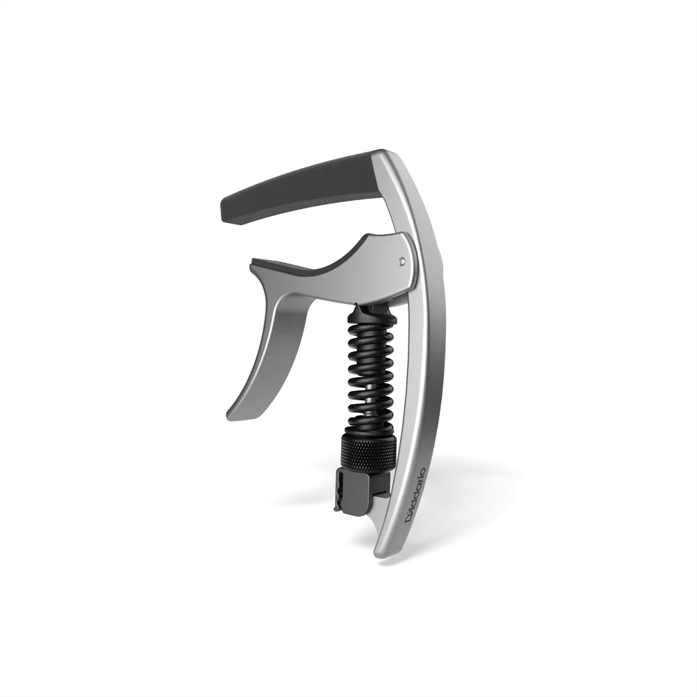 D'Addario Tri-Action Guitar Capo - Silver