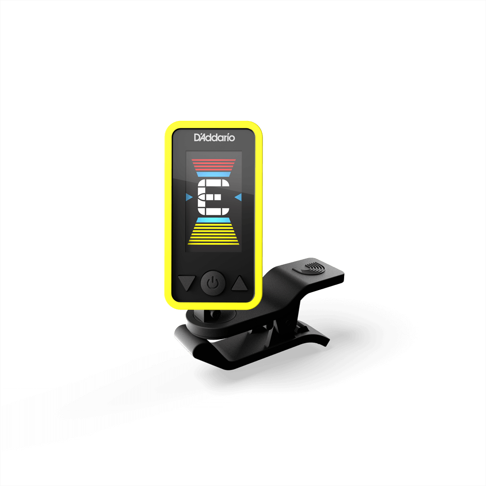 D'Addario Eclipse Instrument Tuner Yellow