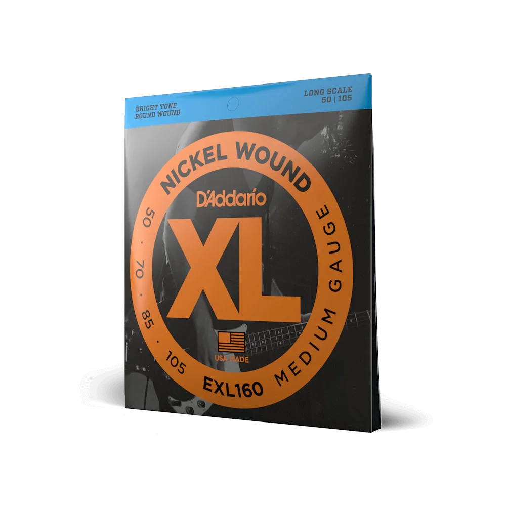 D'Addario Nickel Wound Bass Strings .050 - .105, Long Scale