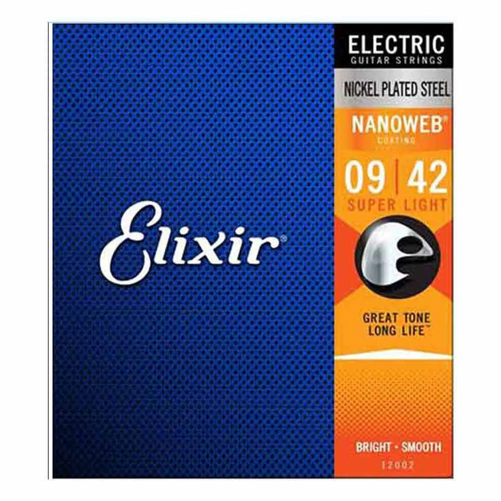 Elixir NANOWEB Nickel Plated Electric Strings 9-42