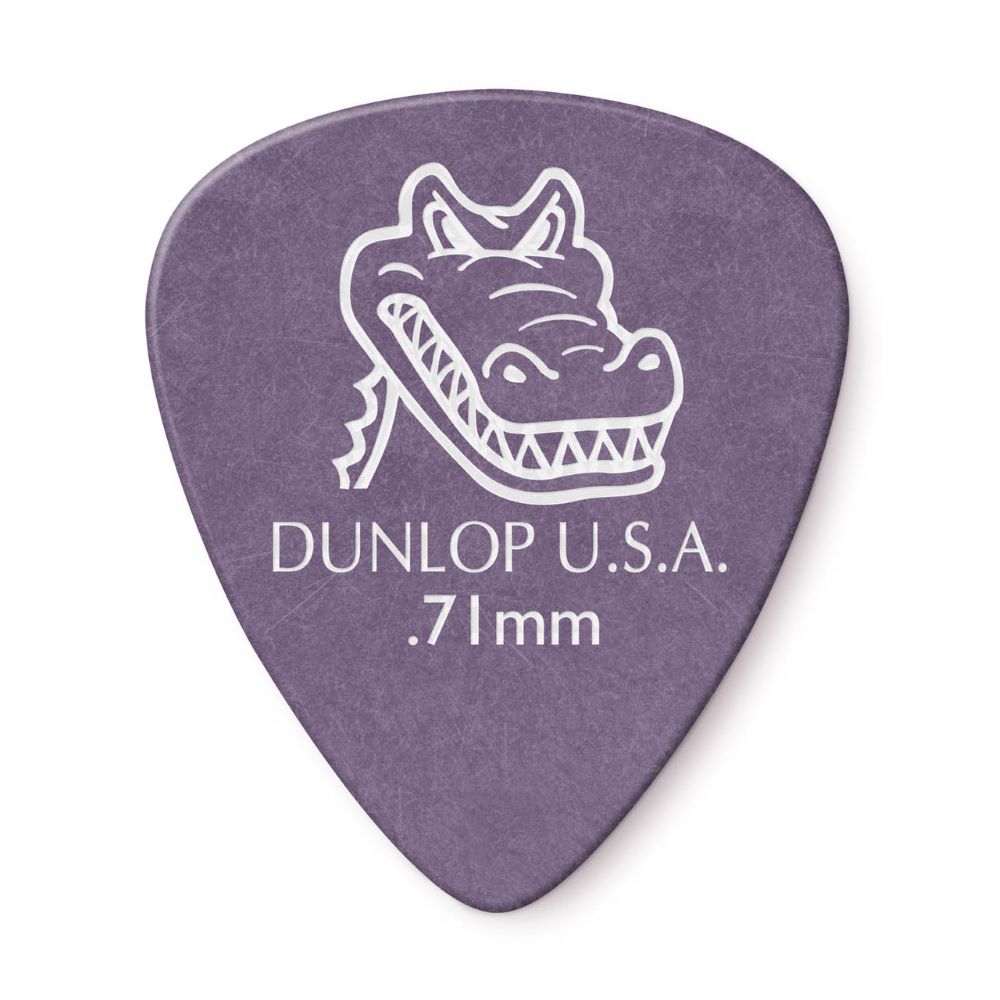 Dunlop Nylon Picks, .71mm, Purple 12-pk