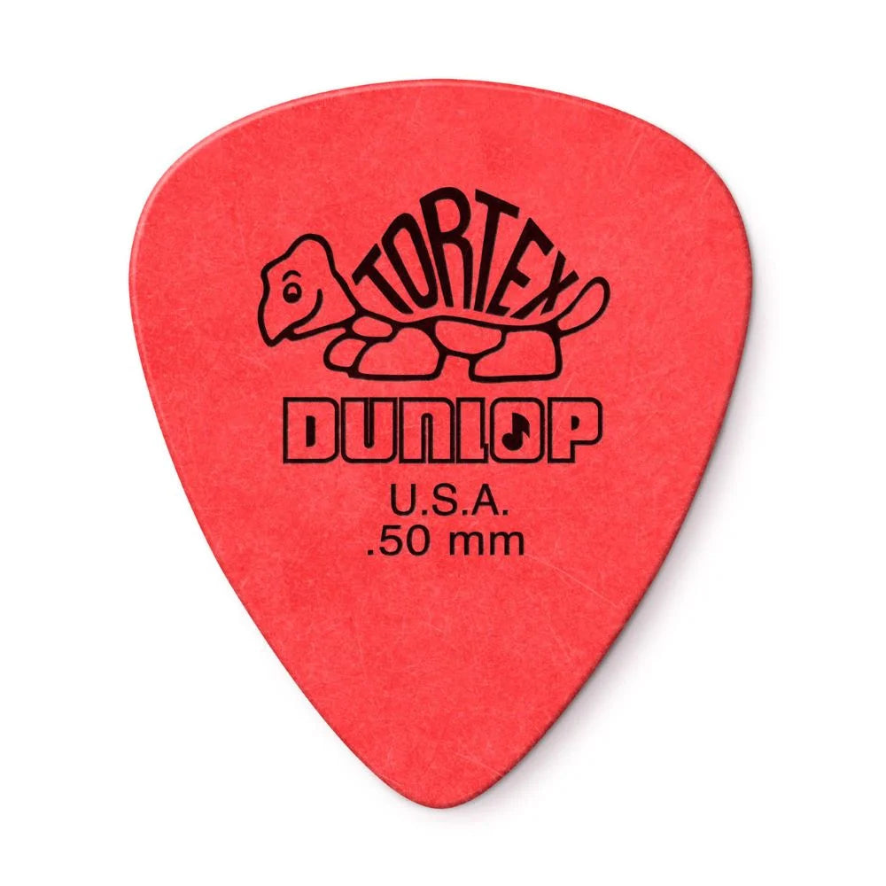 Dunlop Tortex Standard Guitar Picks .50mm Red 12-pack