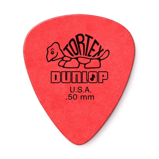 Dunlop Tortex Standard Guitar Picks .50mm Red 12-pack