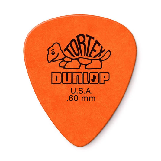 Dunlop Tortex Standard Guitar Picks .60mm Orange 12-pack