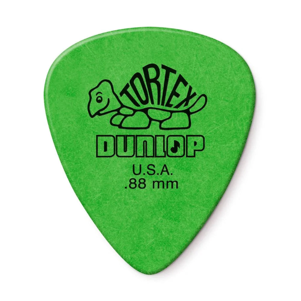 Dunlop Tortex Standard Guitar Picks .88mm Green 12-pack