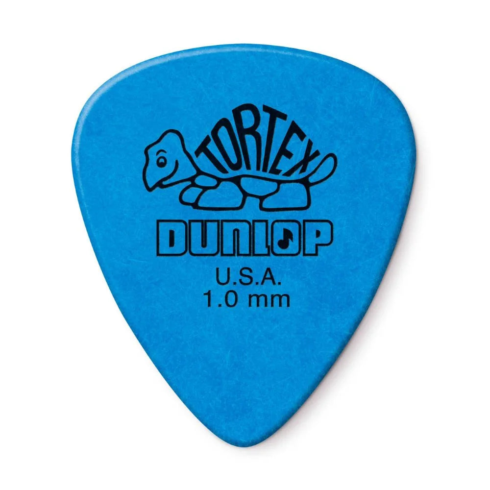 Dunlop Tortex Standard Guitar Picks 1.0mm Blue 12-pack
