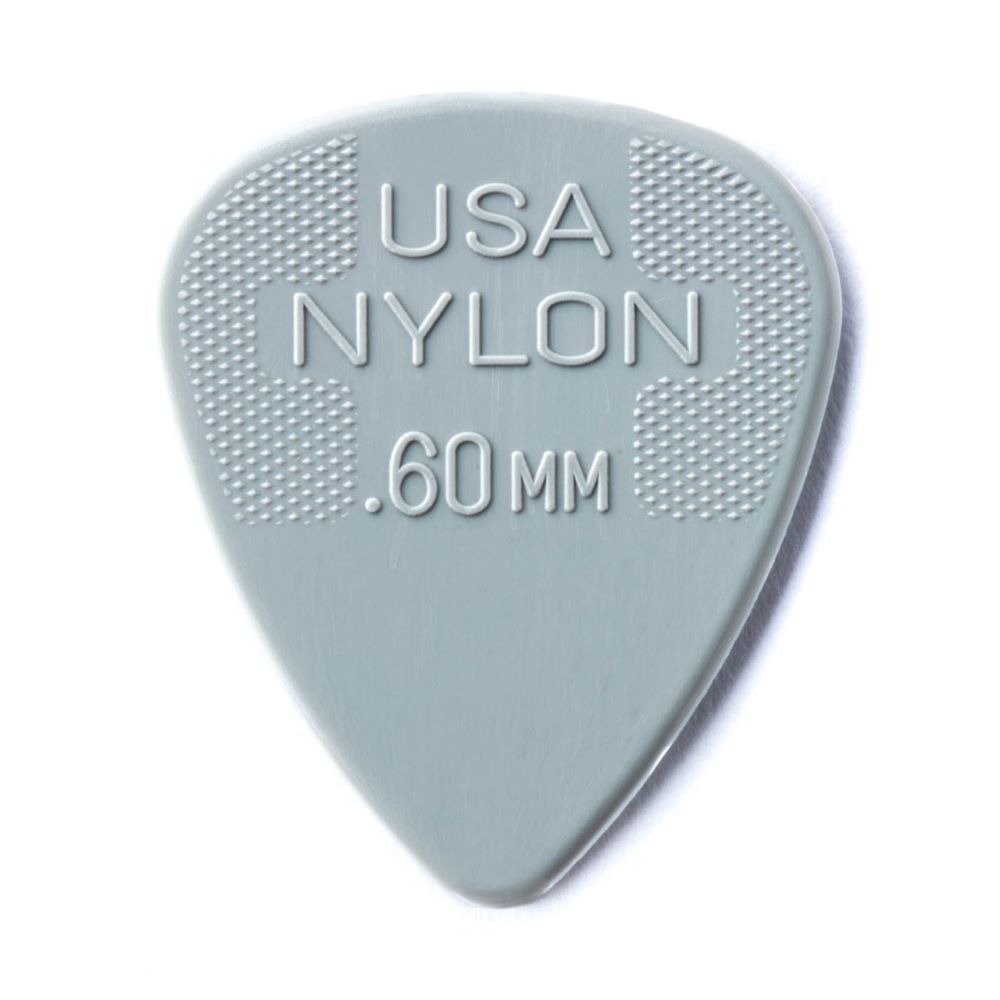 Dunlop Nylon Guitar Picks .60mm Gray 12 pack