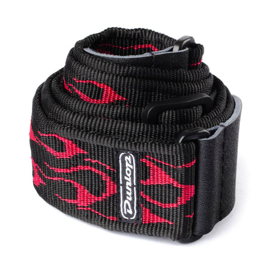 Dunlop Classic Woven Flambe' Red Guitar Strap