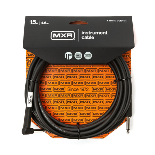 MXR Standard Instrument Cable Right Angle - 15'