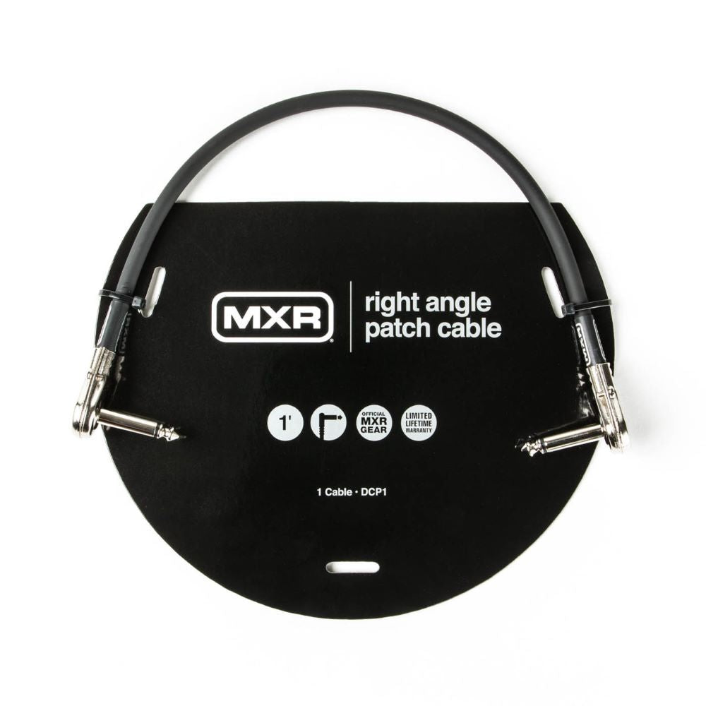 MXR Pedalboard Patch Cable - 2 Right Angle - 1ft