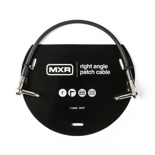 MXR Pedalboard Patch Cable - 2 Right Angle - 1ft