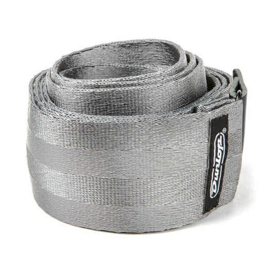 Dunlop Deluxe Seatbelt Grey Guitar Strap