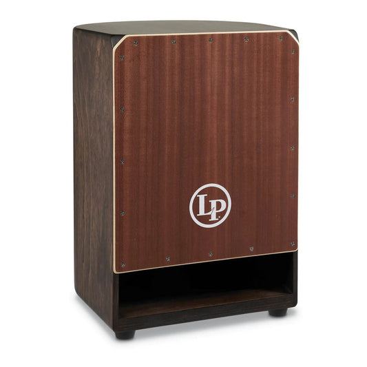 Latin Percussion Roundback Sub-Bass Cajon Mahogany