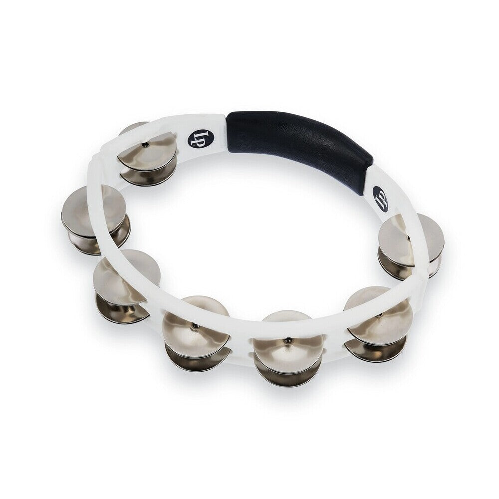 Latin Percussion Cyclops Jingle Tambourine - White