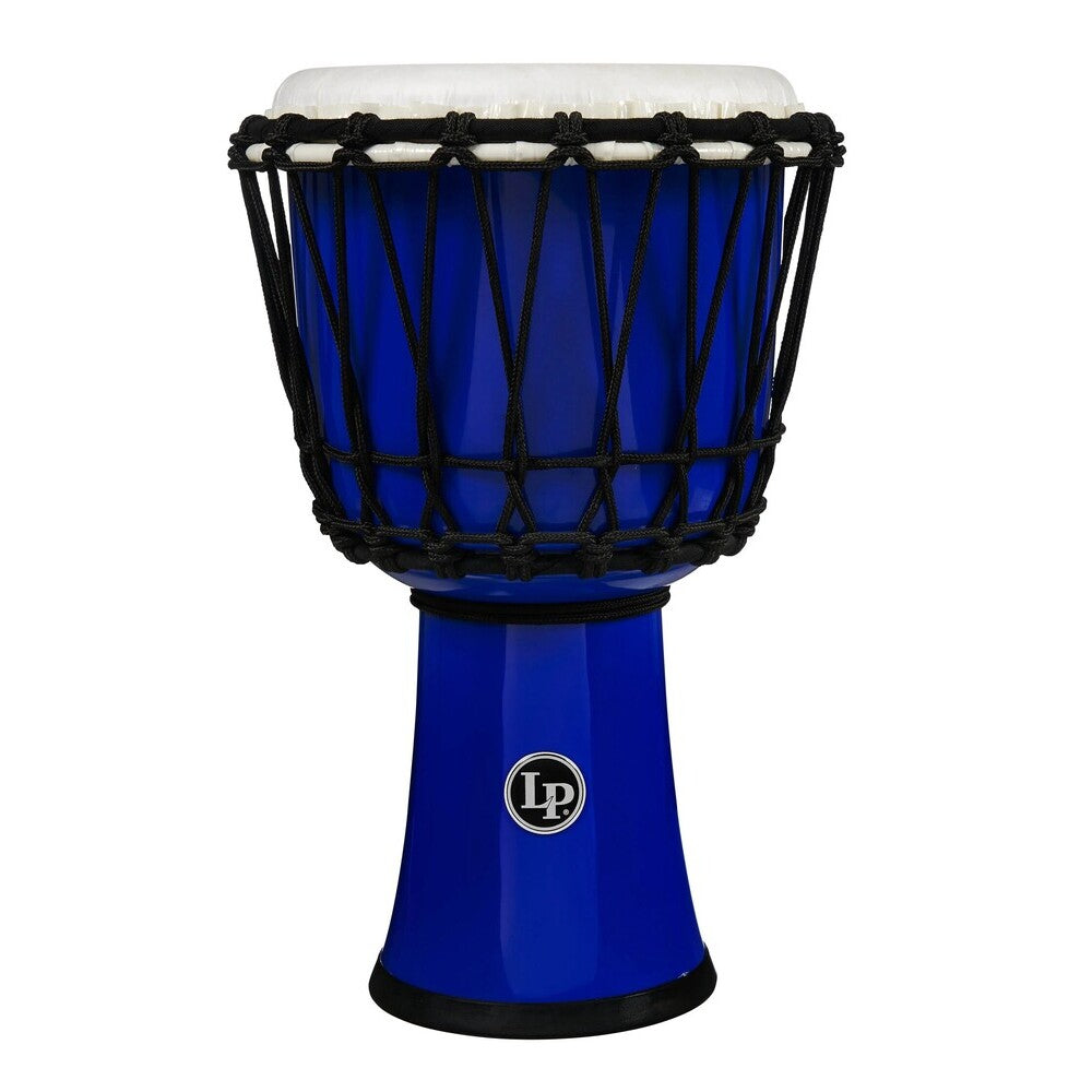 Latin Percussion World 7" Rope Tuned Circle Djembe - Blue