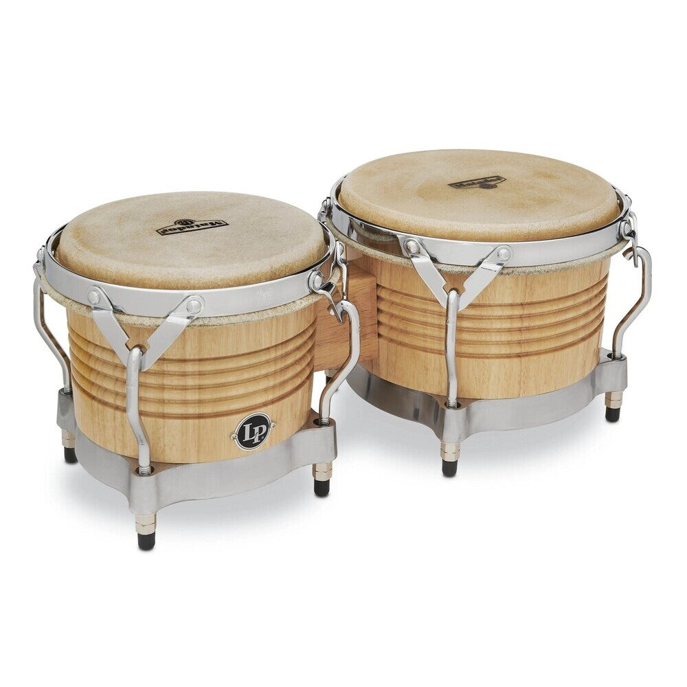Latin Percussion Matador Traditional Bongos - Natural Oak