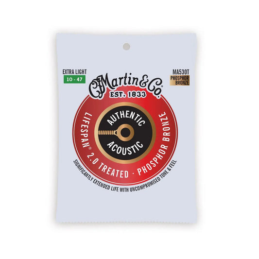 Martin Authentic Treated 92/8 Bronze Extra Light .010 - .047