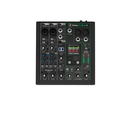 Mackie ProFX6v3plus 6 Channel Mixer w/Bluetooth