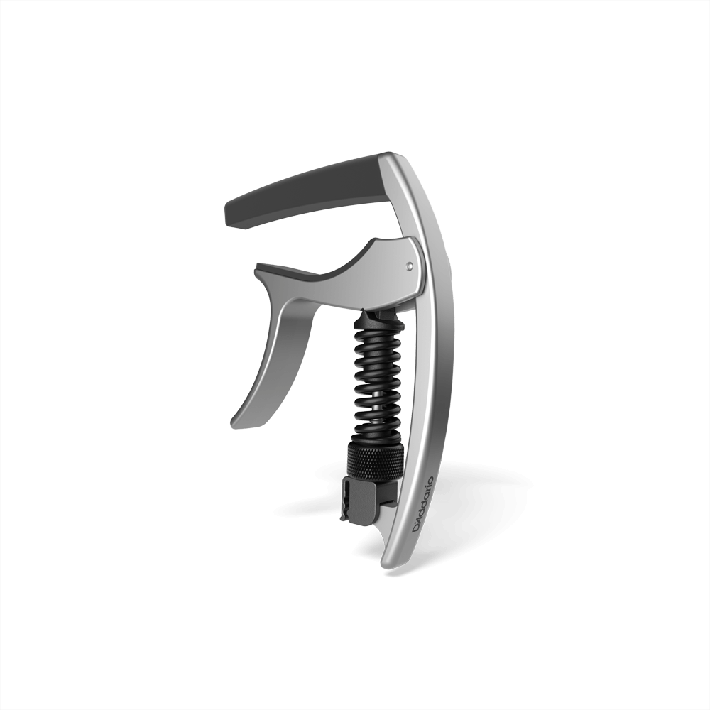 D'Addario Tri-Action Guitar Capo - Silver