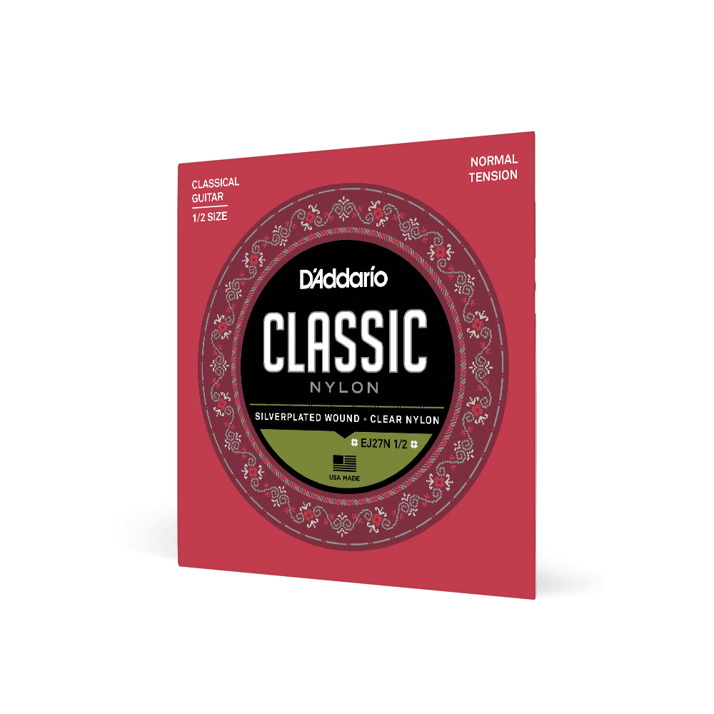 D'Addario Normal Tension Silver-Plated Nylon Guitar Strings