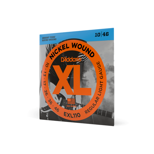 D'Addario Nickel Wound Electric Guitar Strings .010-.046