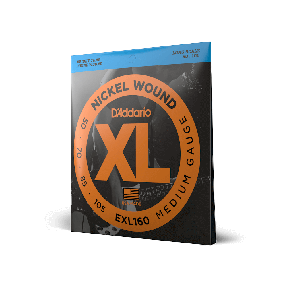 D'Addario Nickel Wound Bass Strings .050 - .105, Long Scale